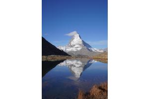 Matterhorn vor dem Riffelsee - klassisch