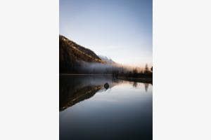 Morgenstimmung am Lay da Gravatscha Morgenstimmung am Lay da Gravatscha