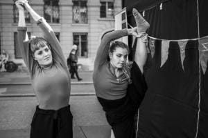 Stretching Backstage Stretching Backstage