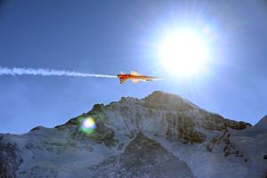 Kopfüber vor der Jungfrau