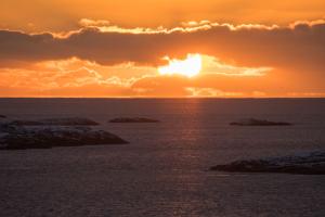 Sonnenuntergang auf den Lofoten