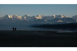 Thunersee mit Alpen