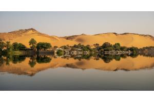 Elephantine Island zur goldenen Stunde Elephantine Island zur goldenen Stunde