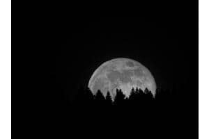 Mond Aufgang 