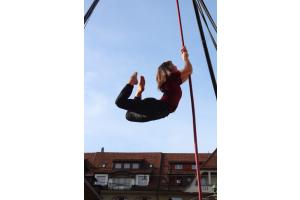 Fliegen über den Dächern von Bern