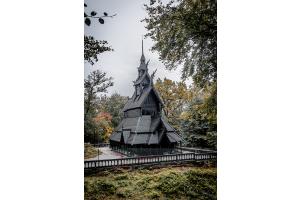 Stabkirche Fantooft Norwegen
