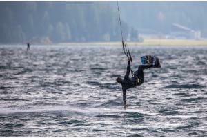 Action auf dem Silvaplanersee