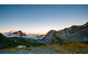 Abendstimmung auf der Lämmerenhütte Abendstimmung auf der Lämmerenhütte