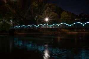 Schönausteg by night