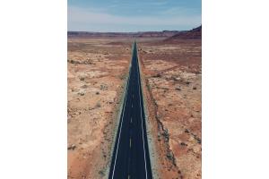Road to nowhere - Utah / USA Road to nowhere - Utah / USA