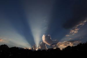 Rayons d'une soirée d'août
