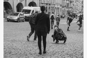 Touristen beim Zytglogge