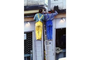 In Paris auf der hohen Leiter