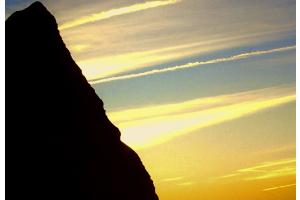 Sonnenuntergang am Säntis
