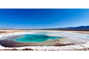Salzsee Atacamawüste Salzsee Atacamawüste