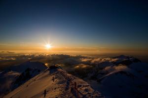 Sonnenuntergang auf dem Schilthorn Sonnenuntergang auf dem Schilthorn