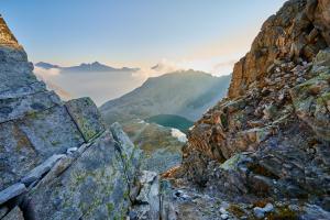 Sonnenaufgang über dem Val Bavona (Ticino)