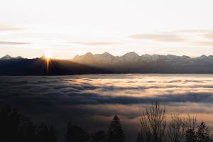 Sonnenaufgang über dem Nebelmeer