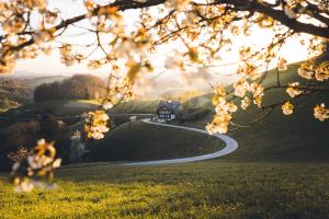 Sonnenuntergang im Emmental