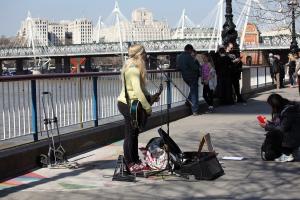 Strassenmusik in London