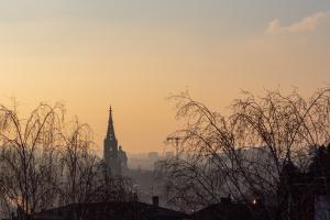 Sunset over Berne