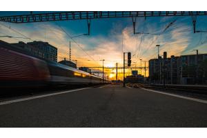 Hauptbahnhof Zürich Sonnenuntergang Hauptbahnhof Zürich Sonnenuntergang