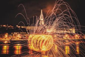 Steelwool mit Münsterkulisse