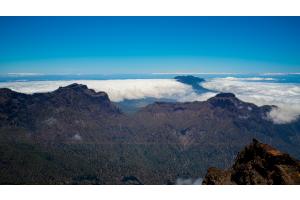 Blick auf die Caldera de Taburiente la Palma