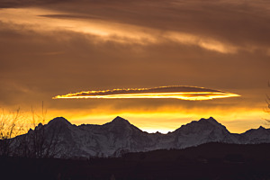 Heiligenschein für Eiger, Mönch und Jungfrau