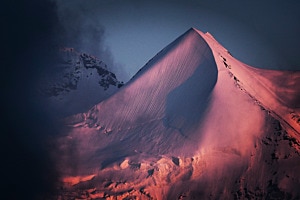 Silberhorn im Abendlicht