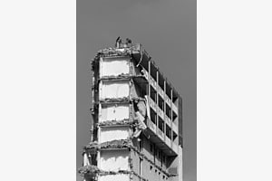 Abbruch Hochhaus Oberzollikofen