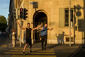 Unexpected street dance