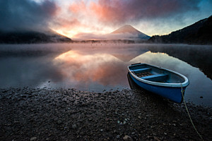 Nebel beim Mount Fuji