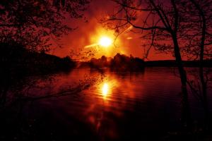 Sonnenuntergang am Mauensee Sonnenuntergang am Mauensee