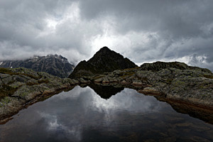 Bergsee am Chanzelgrat