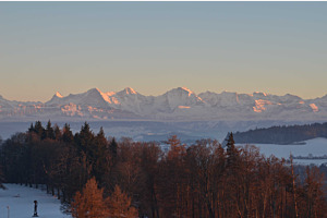 Sonnenuntergang auf dem Gurten