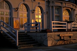 Casino de Houlgate au solei couchant