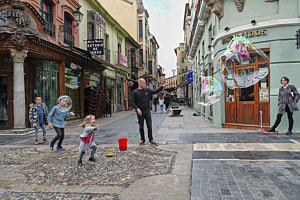Seifenbläser (Leon, Spanien)