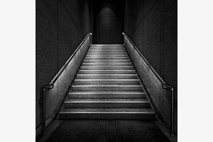 Die Treppe - Aus der Serie "U-Bahn Karlsruhe"