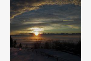 Sonnenaufgang auf dem Chasseral