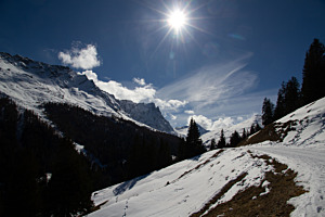Schnee und Sonne