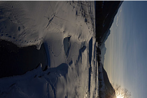 Sonnenuntergang im Goms