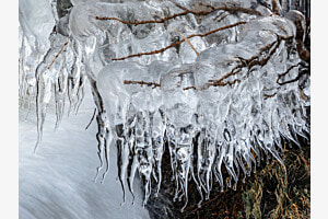 Frostige Temperaturen + Wind + Wasser Frostige Temperaturen + Wind + Wasser