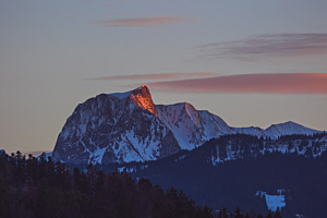 Gantrisch im letzten Sonnenlicht