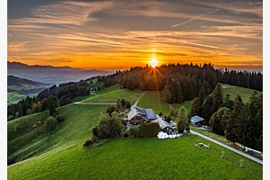 Sonnenuntergang im Emmental Sonnenuntergang im Emmental
