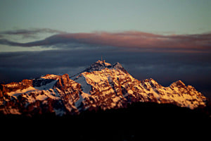 Säntis im Sonnenuntergang