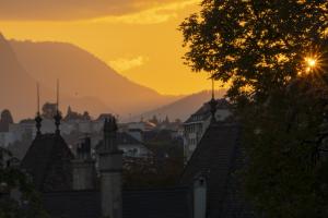 Sonnenuntergang in Neuchatel