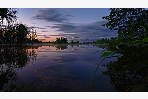 Abends am See
