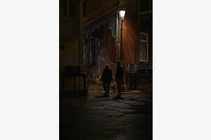Treffen unter der Laterne