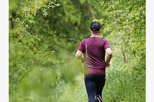 Joggingrunde im Grünen